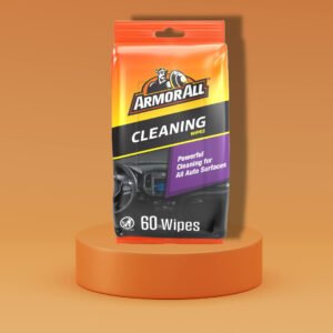 Armor All Car Interior Cleaner Wipes, Interior Cleaning Wipes for Cars, Trucks, Motorcycles, 60 Each
