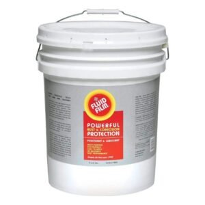Fluid Film 5gal Pail NAS Rust Inhibitor Rust Prevention Anti Corrosion Anti Rust Coating Undercoating Underbody Rust Proofing Corrosion Protection for Truck Snow Blower Mower Car Semi Tractor Bus