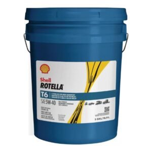 Shell Rotella T6 5W-40 Full Synthetic Diesel Engine Oil (5-Gallon Pail) 550046217