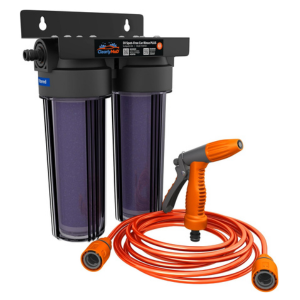 Clearly MaD Deionized Spot-Free Car Wash Rinse Plus System Unit, Spotless Water Deionizer for Car Washing, RV, and Motorcycle, with Hose